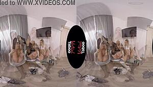 hey, virtual taboo with shaved blonde pussy discipline