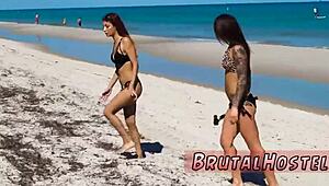 these young tourists are excited slaves under bondage hypnosis, getting finger fucked