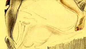 vintage erotic sketches hint at steamy hidden desires