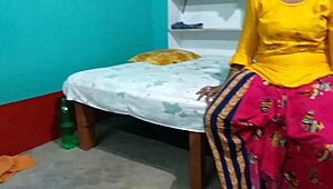 pampa in yellow dress gets massage and blowjob