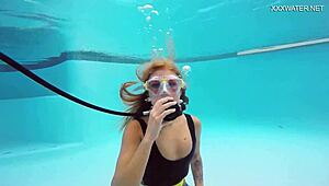 check out perfect brunette babe katya nakolkina underwater showing off.