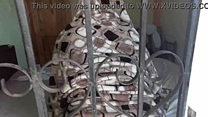 Wow, the neighbor invited me over to see her naked and fuck while her husband shops! 😍