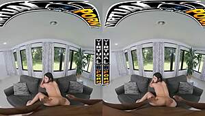 Virtual Experience - Kylie Rocket Handles Big Black Object POV