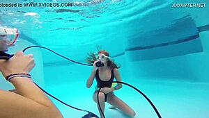 check out perfect brunette babe katya nakolkina underwater showing off.