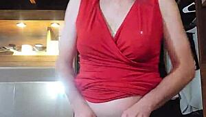 Cum Play Dressup with Me in Sexy Transsexual Amateur Scene 3