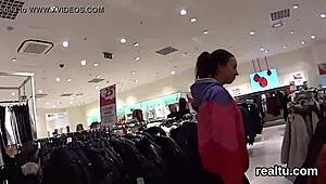 stellar czech teen gets seduced in the shop and pounded in pov