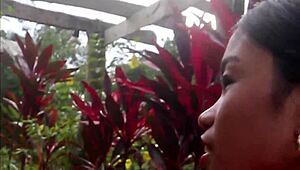 little cutie prefers footjob over pussy licking