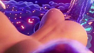 Mona Slime offers an intimate cartoon encounter