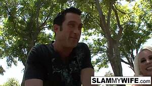 Blonde MILF Takes on Monster Black Cock in Wild Interracial Fuck Session with Cumshot