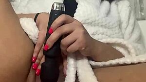 Ariel Love Enjoys Creamy Pussy Play In Bathroom