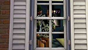 Sims 4 parody with MILF blowjobs and big ass orgies