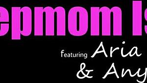 of course i'm mad, that was your stepmom sucking your dick, aria valencia tells boyfriend