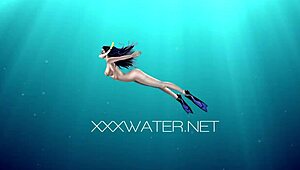 check out perfect brunette babe katya nakolkina underwater showing off.