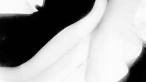 Fuck me with that dildo on my big tits.