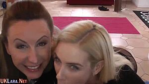 watch this pov stocking blonde fingering and sucking mature milf