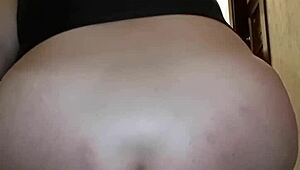 Blonde Amateur Bursts Her Ass With Toys While Friend Watches TV - Part II.