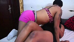 Hey, check these thick ebony lesbians ruling with killer moves and wild strapon action!