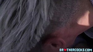 Gay brothers pick up random BBC on the street for bareback fucking.