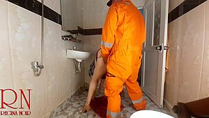 Housewife Without Panties Seduces Plumber in Steamy Encounter Part 1