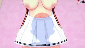 Honami Ichinose gives blowjob with footwork in You-Zitsu on Fulltube.xxx! 😍