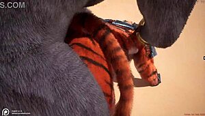 Wild Gay Furrys Engage In Intense Yiff Action