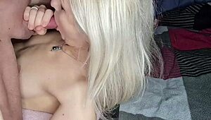 Hey, Let My Husband Spill His Load on My Small Boobs Tonight