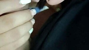 Russian wife gives intense detailed blowjob to big cock