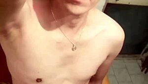 Mexican Chacal Masturbates Big Monster Cock