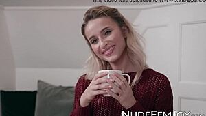 Young Beauty Teases With Her Trimmed Pussy