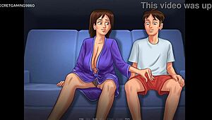 I can't resist my horny milf landlady in summertime saga