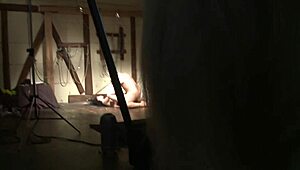 European amateur gets tied up and orally pleased in rough domination