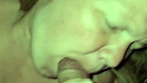 Slobbing Hard on My Cock with a Mouthful of Cum