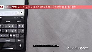 Blonde spanish chick fucks in pov