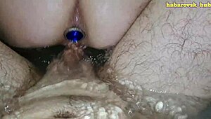 Fisting And Double Penetration In Shower With Wife And Lover