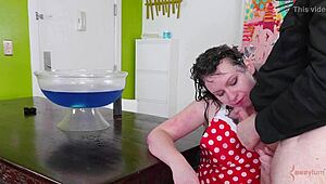 Sub Teen Fed Hard Cock In Bondage