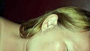 Slobbing Hard on My Cock with a Mouthful of Cum