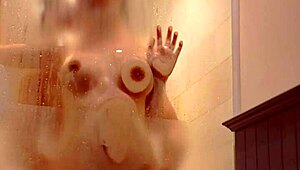 Wife gets fucked in bathroom with cum in mouth and pussy cumshot