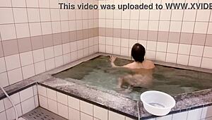 hey, i'm staying tonight for a steamy japanese massage in the bathroom!