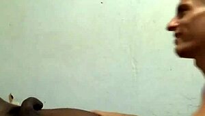 Well-Endowed Gay Guy Sucks Big Black Cock at Gloryhole