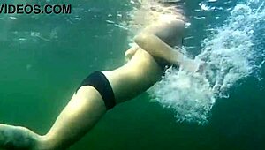 Crazy Diver Spies And Films Me Flashing Hairy Pussy In The Sea