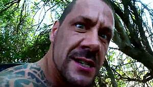 I Fuck The Redhead Hard Outdoor, She Sucks My Cock And Swallows Cum.