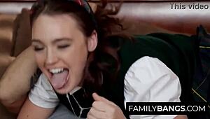 Jodi Taylor says 'punish me stepbrother' after getting caught