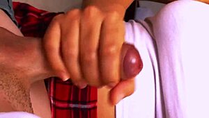 Latina Teen Feels Intense Orgasm During Cheating Night with Roommate