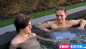 Wanna join these stepsiblings for a wild swap foursome?