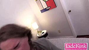 Rough Deepthroat Training for Submissive Cutie with Blue Eyes