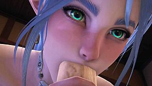 Booked Hotel Room with Elf L 3D Hentai Uncensored SFM