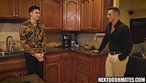 Gay Couple Fucks Bareback On Valentines