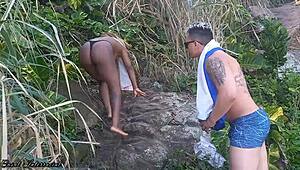 Safada called me to bang in the mountains while I watched her hot ass.