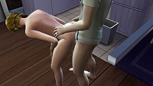 Small titted german teen licks ass while fingering petite pussy orally