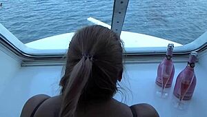 just a quick story, saw this swedish milf bent over getting fast doggystyle on a cruise deck